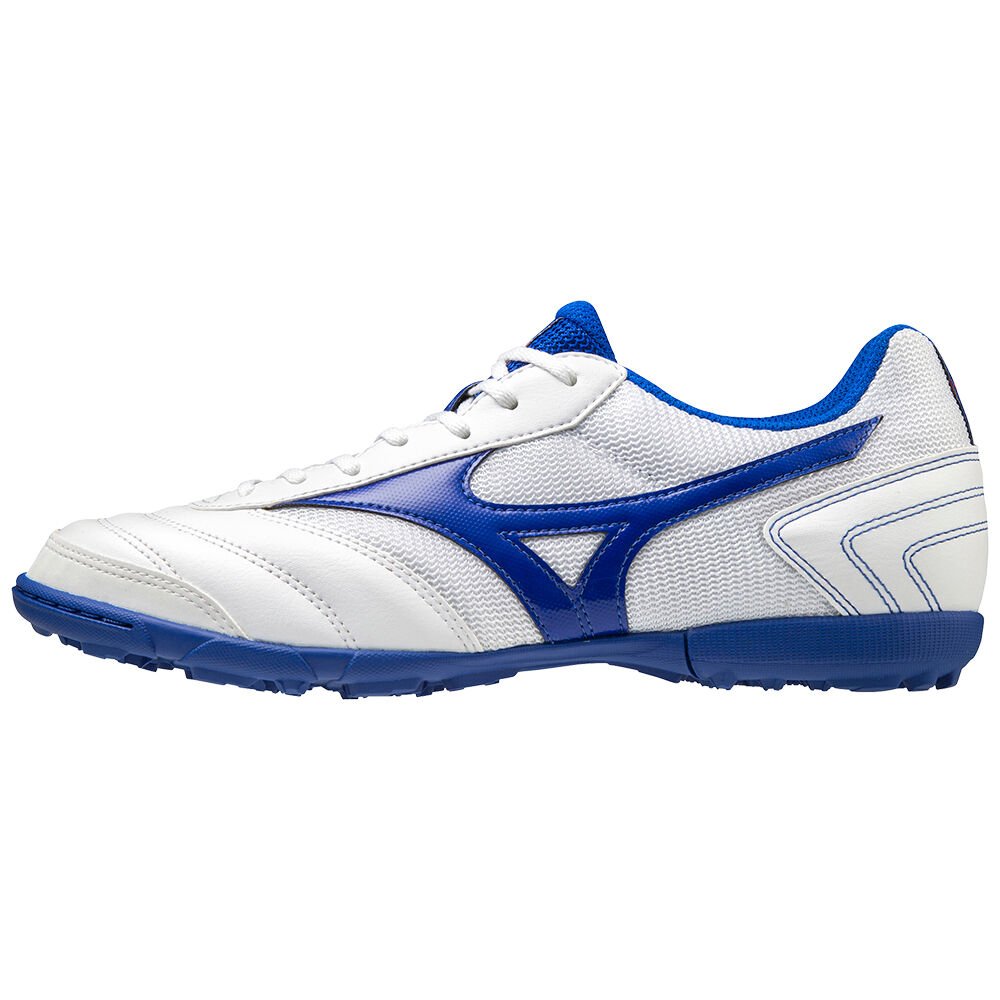 Scarpe Calcio Mizuno MRL Sala Club TF Donna - Bianche/Blu - 31578-HZQO